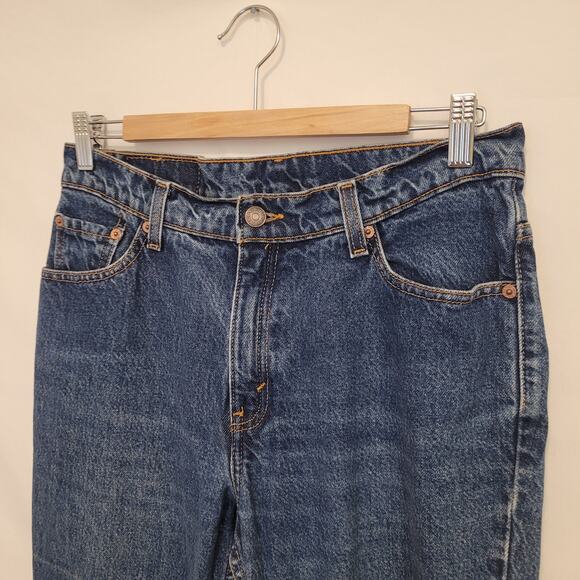 Vintage 90s 517 Levis Boot Cut Low Rise Blue Denim Jeans 11 Jr. M Cotton (29x31) - Picture 9 of 13